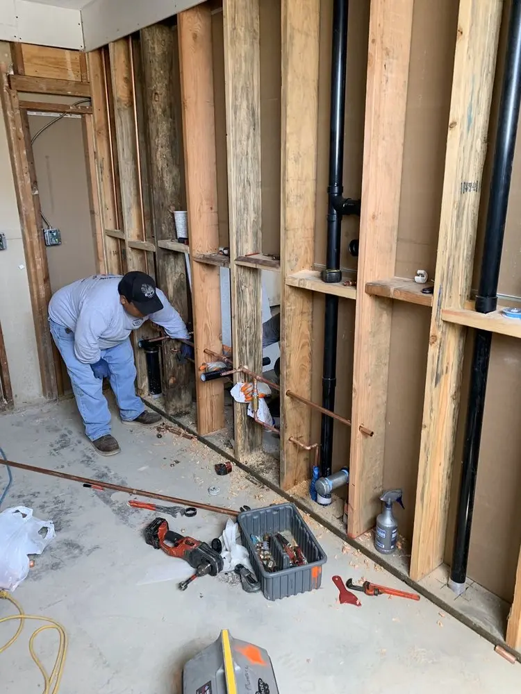 Commercial rough-in plumbing for Water Heater Replacement in Mckinney